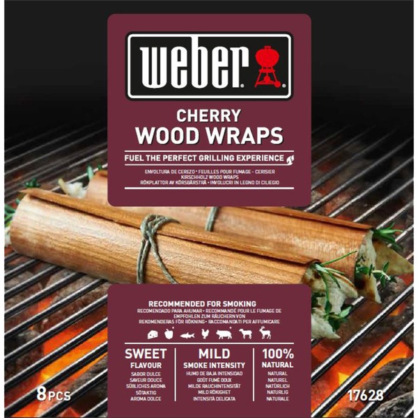 Weber Wood Wraps aus Kirschholz 8 Stück