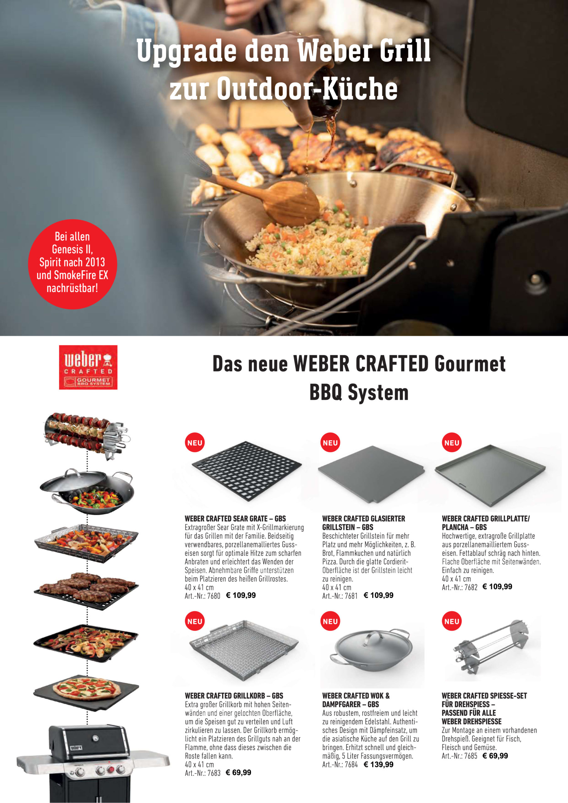 Weber CRAFTED Grillkorb - Gourmet BBQ System groß
